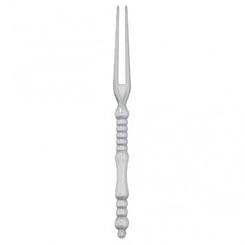 Translucent Pick Forks Hi-Ct. - Silver 4in 150/ct