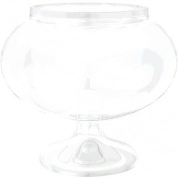 Short Round Pedestal Jar 6 1/4in