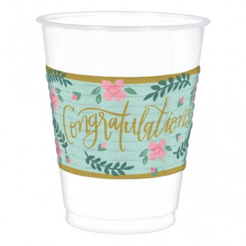 Mint To Be Plastic Cups 16oz 25/ct