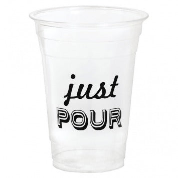 Eat & Enjoy Printed Plastic Cups, 16 oz. 20/ct