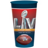 Super Bowl LV Plastic Cup 32oz 1/ct