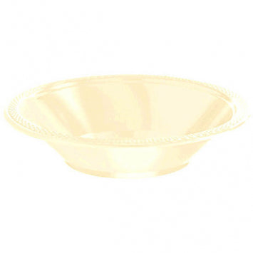 Vanilla Crème Plastic Bowls, 12oz. 20/CT