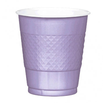 Lavender Plastic Cups, 12oz 20/ct
