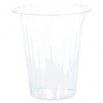 Clear Flared Cylinder, Medium 5 7/8in