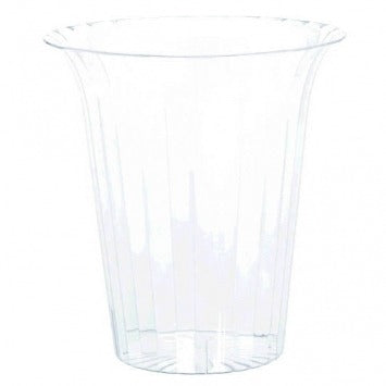 Clear Flared Cylinder, Large 7 1/2in