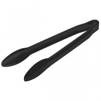 Plastic Salad Tongs - Black 12in