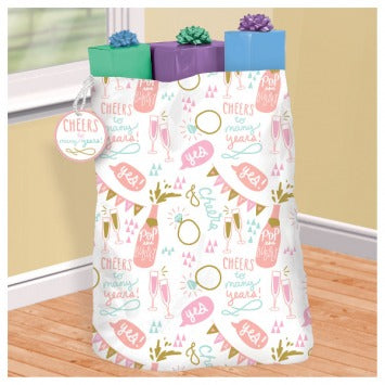Champagne Wedding Gift Sack 44in x 36in