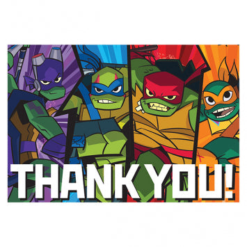 Rise of the TMNT™ Postcard Thank You Cards 8/ct