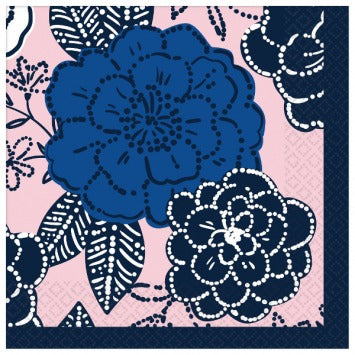 Royal Garden Beverage Napkins 16/ct