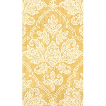 Gold Damask Guest Towels 16/ct