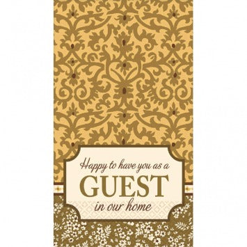 Welcome Guest Guest Towels 16/ct