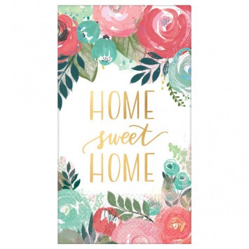 Home Sweet Home Guest Towels - Hot-Stamped 16/ct