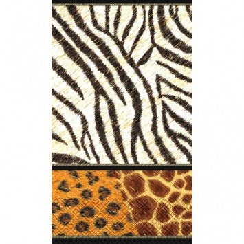 Animal Prints Guest Towels 16/ct