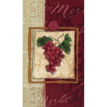 Vineyard Grape Hand Towels 16/ct