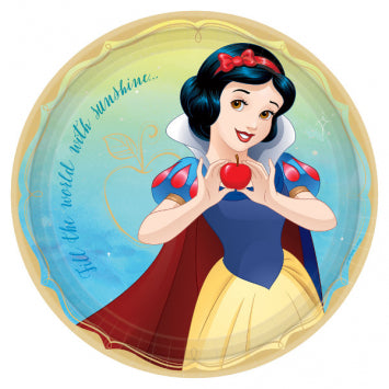 ©Disney Princess Round Plates, 9in - Snow White 8/ct