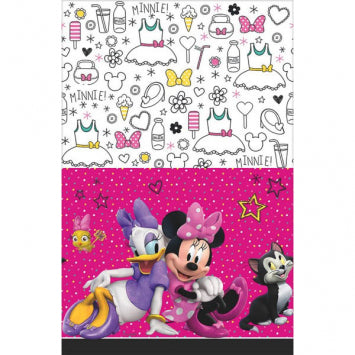 ©Disney Minnie Mouse Happy Helpers Plastic Tablecover 54in x 96in