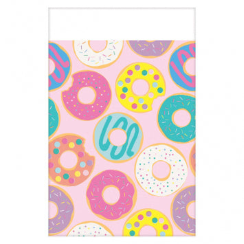 Donut Party Paper Table Cover 54in x 96in