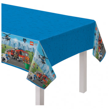 Lego City Table Cover Plastic 54in x 96in