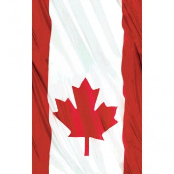 Waving Flag Plastic Table Cover 54in x 96in