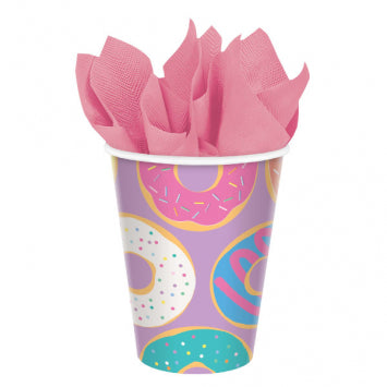Donut Party Cups, 9 oz 8/ct
