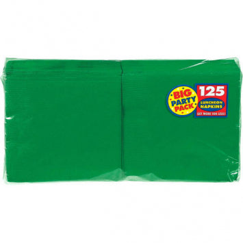 Festive Green Big Party Pack Luncheon Napkins 125/ct