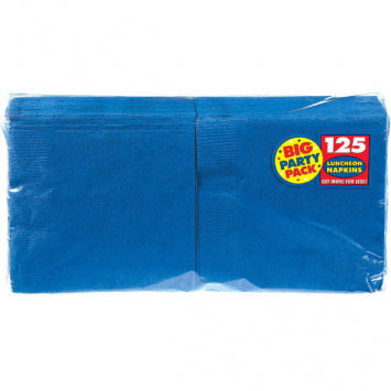 Bright Royal Blue Big Party Pack Luncheon Napkins 125/CT