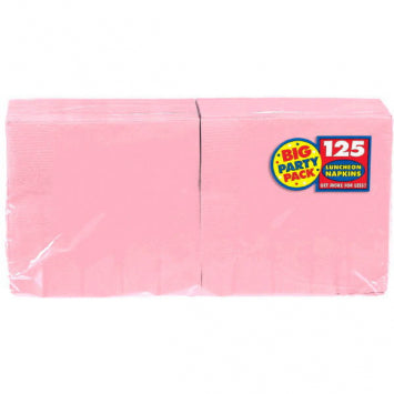 New Pink Big Party Pack Luncheon Napkins 125/CT