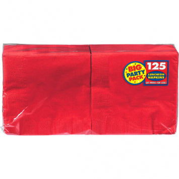 Apple Red Big Party Pack Luncheon Napkins, 125/ct