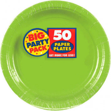 Kiwi Big Party Pack Paper Plates, 7" 50/CT