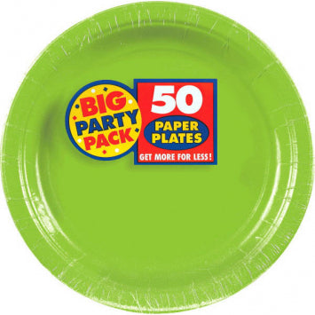 Kiwi Big Party Pack Paper Plates, 9" 50/CT