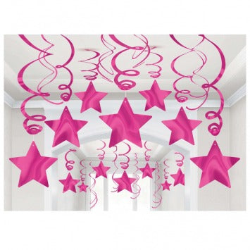 Shooting Stars Mega Value Pack Swirl Bright Pink 30/ct