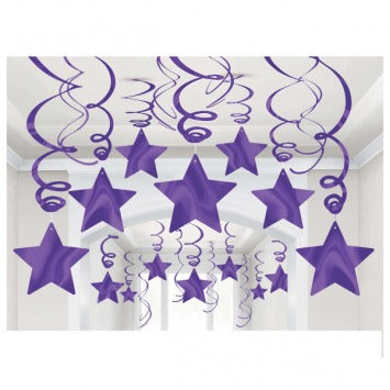 Shooting Stars Mega Value Pack Swirl New Purple 30/ct