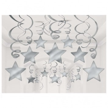 Shooting Stars Mega Value Pack Swirl Silver 30/ct