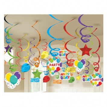 Birthday Celebration Mega Value Pack Swirls 50/ct