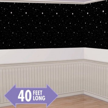 Hollywood Starry Nights Plastic Room Roll 48in x 40ft