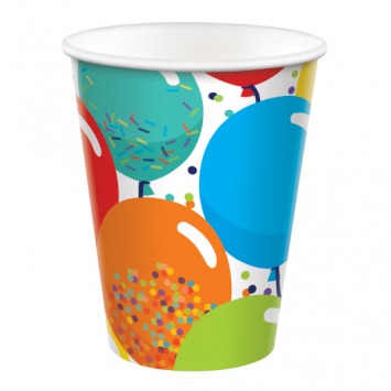 Birthday Celebration Paper Cups 9oz 50/ct