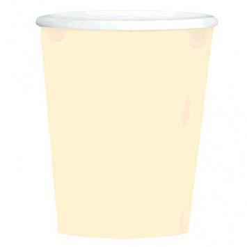 Big Party Pack Paper Coffee Cups - Vanilla Crème 40/CT