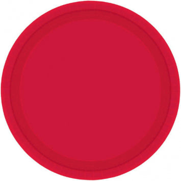 Apple Red Paper Plates, 10 1/2IN 20/CT