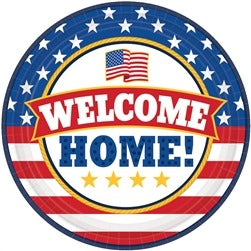 Welcome Home Plates 7in 18/ct