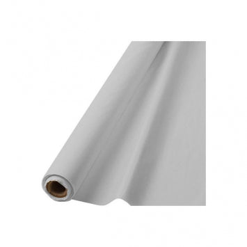 Silver Solid Table Roll, 40" x 100'