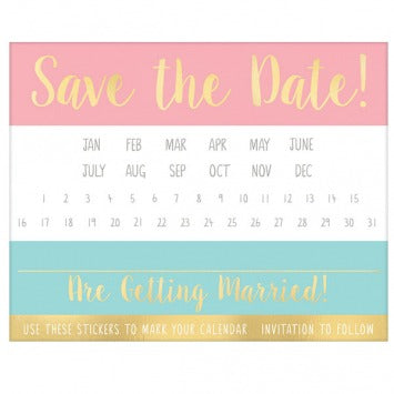 Save the Date Value Pack Invitations 4in x 6in 20/ct
