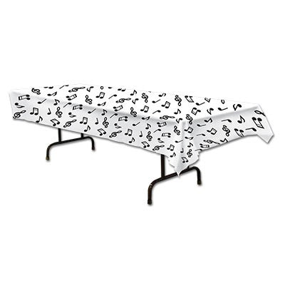 Musical Notes Table Cover 54in x 108in