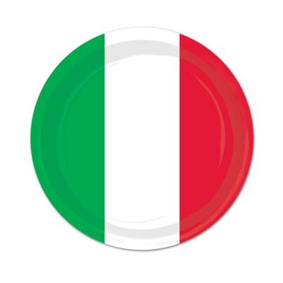 Italian Dinner Plates 9in 8/ct