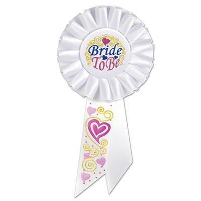 Bride To Be Rosette 3¼in x 6½in 1/ct