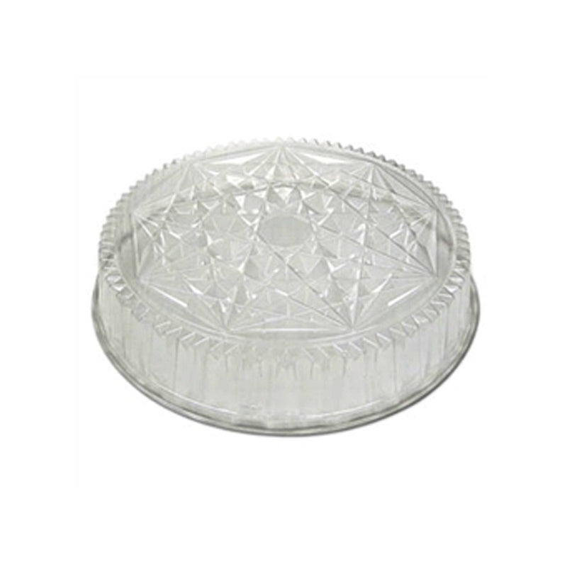 Clear  Deep Round Plastic Dome Lid 16in x 2.5in