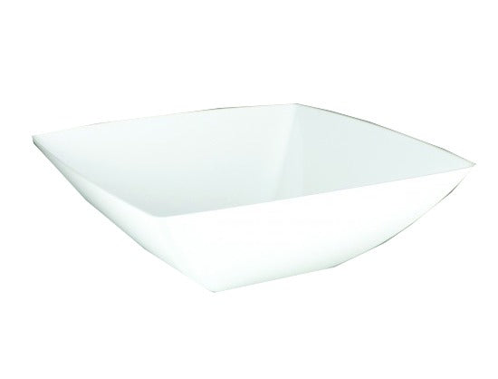 Simply Squared White Plastic Presentation Bowl 64oz