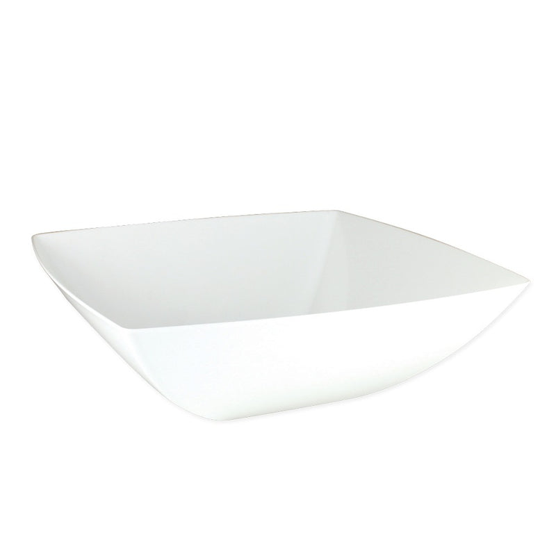 Simply Squared White Plastic Bowl 128oz