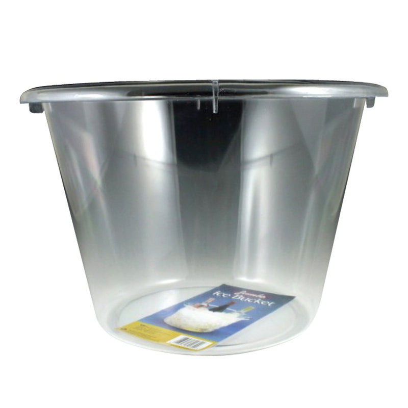 Clear Plastic Jumbo Ice Bucket 12qt