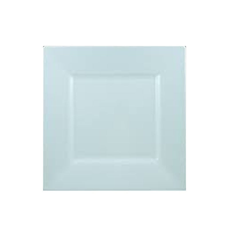 Simply Squared White Plastic Plate 10.75in 10/ct