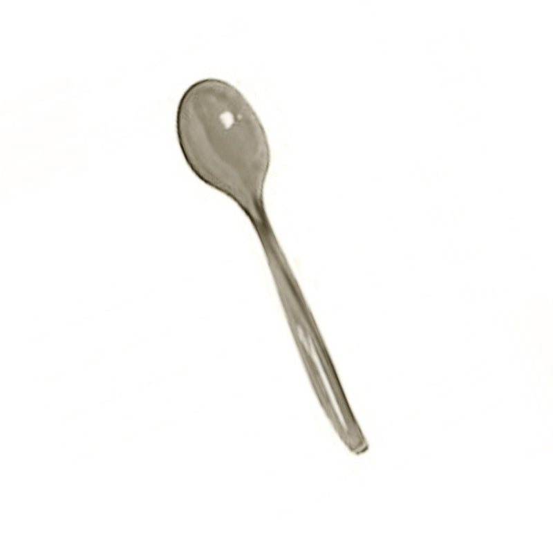 Swirls Clear Plastic Serving Spoons 10in